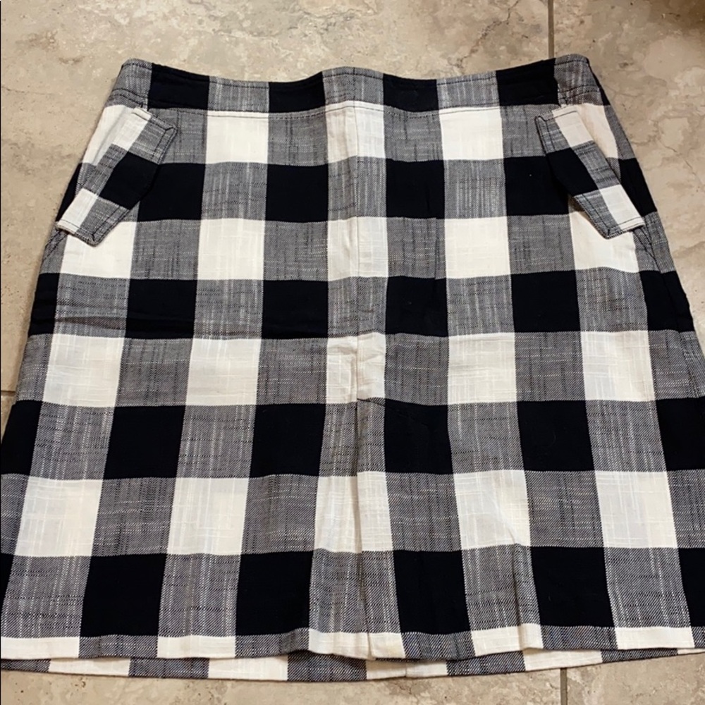 Talbots Buffalo plaid skirt